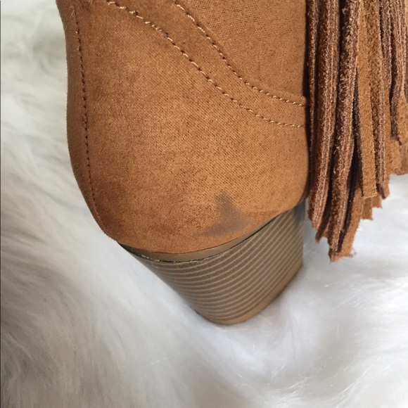 Express Booties Block Heels - Picture 6 of 6